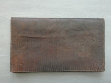 ancien grand portefeuille cuir