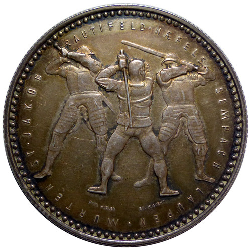 Médaille tir suisse glarus - suisse,