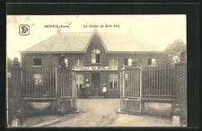 Old postcard Renaix, Le Chalet du Bois Joly 1917 