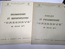 1953 CAZENAVE Cycles Bike Tariff Documents