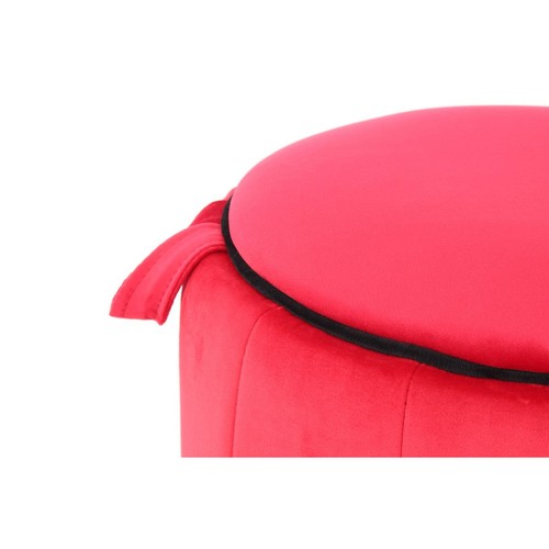 Pouf rond velours reese 43cm - pouf,