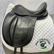 Sella Soleil Passagio Dressage Saddle, 17" Seat (Read Description)