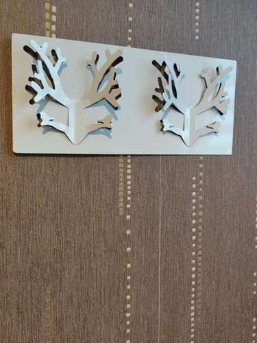 Porte bijoux métal - en, blanc