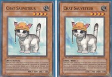 Yu-Gi-Oh! 2x Chat Sauveteur