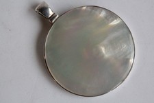 Pendentif argent nacre Bijoux (57405)