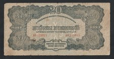 WW2, 20 Pengo, HONGRIE, 1944