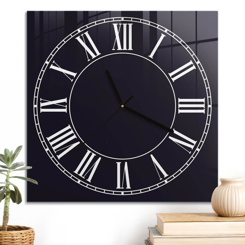 Horloge murale verre - en,
