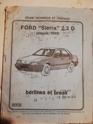 Revue technique ford sierra - revue,