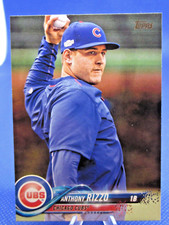 2018 TOPPS SERIES 1 #50 ANTHONY RIZZO SP SHORT PRINT VARIATION CHICAGO CUBS