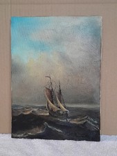 Ancienne peinture huile sur