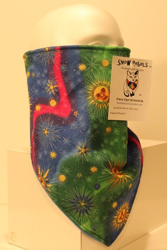 Sun and stars lined bandana - and,