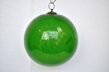 Ornements Kugel Allemands Anciens Boule En Verre Vert Mercure En Ruche De Noël