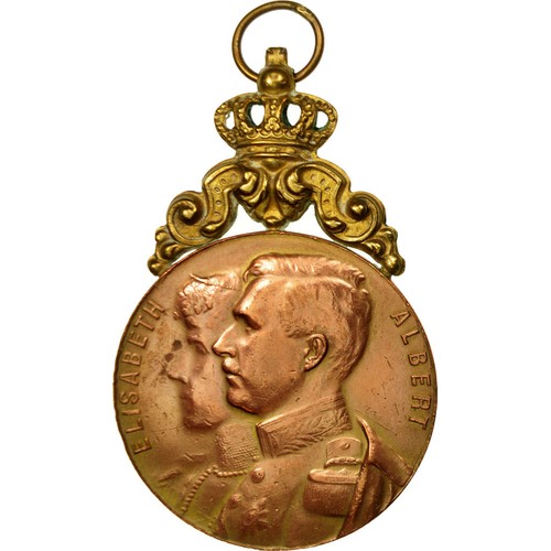 Belgique médaille elisabeth - belgique,, médaille,