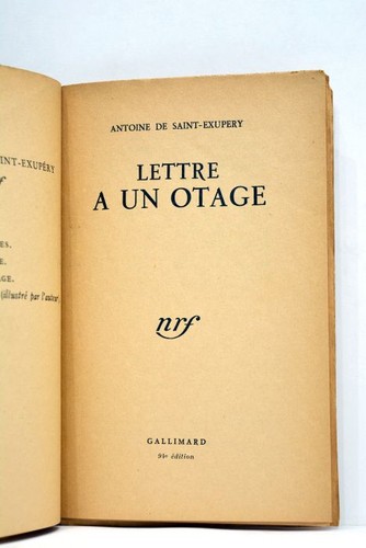 Livre ancien saint - livre, saint-exupery