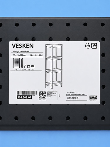 étagère ikea vesken - ikea,