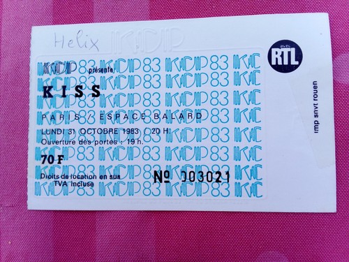 Kiss billet concert rtl - de,
