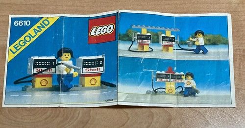 Lego vintage 6610 gas pumps - lego,