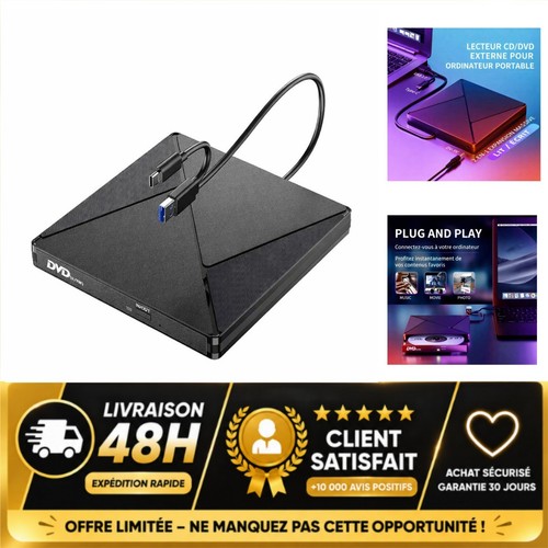 Novecia lecteur dvd externe - novecia, cd/dvd