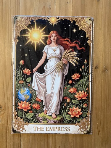 Plaque métal tarot - plaque,