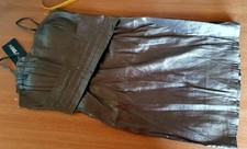 robe bustier moulante satin