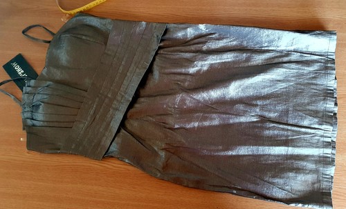 Robe bustier moulante - bustier, satin