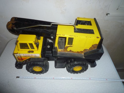 Camion grue jaune - et, noir