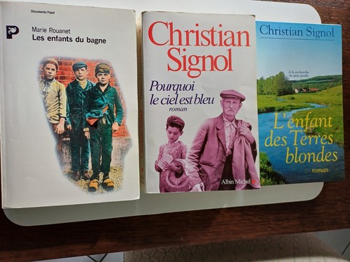 Lot trois livres - de,