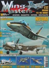WING MASTERS N°38 AVIATION US VIETNAM / CORSAIR / ME BF 110G-2/ F/A-18C HORNET