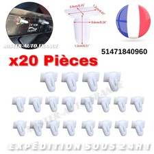 20 Clips Fixation Seuil Porte
