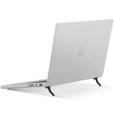 Avizar Coque de Protection 360° pour MacBook Pro 16" avec Support Intégré Blanc