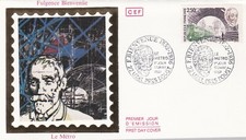 L2111 - ENVELOPPE 1ER JOUR FRANCE - FULGENCE BIENVENUE- 1987