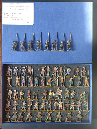 Plats étain zinnfiguren - plats,