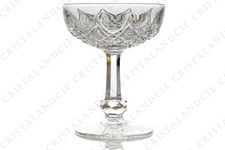 Colbert Champagne Cup by Baccarat. Champagne saucer Colbert by Baccarat