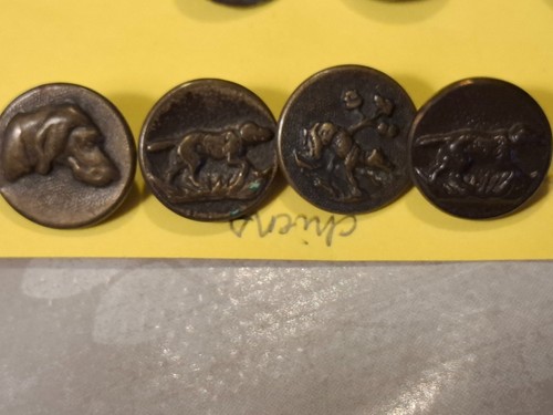 Lot boutons anciens chasse - 4,