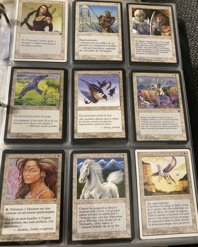 Lot carte magic - de, couleur