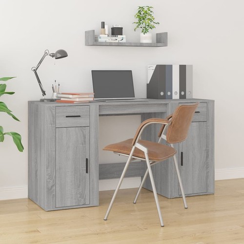 Bureau avec armoire chêne