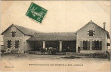 Old postcard St-GEORGES-du-BOIS CHAILLÉ Cooperative Distillery (809581)