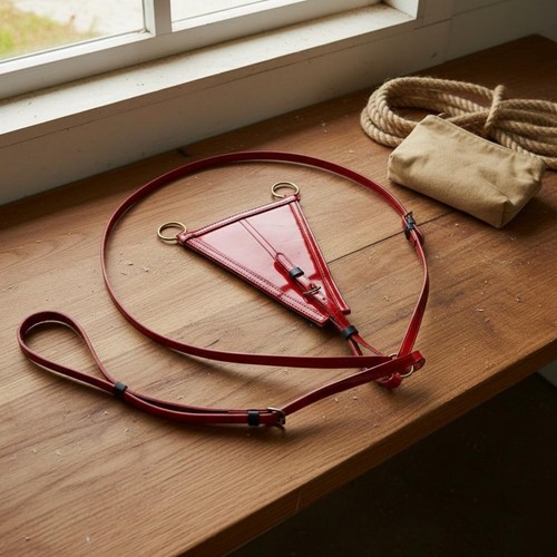 Poitrail cuir verni - cuir,