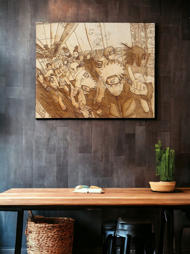 Team gravure sur bois - bois, ||