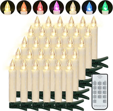 30 Bougies LED Sapin De Noël
