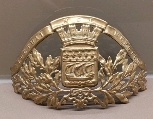 Plaque casque sapeur - plaque,