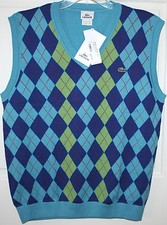 NWT Men's Lacoste Blue Check