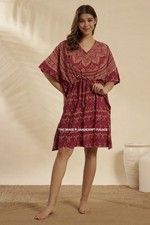 Robe Kaftan Courte Femme