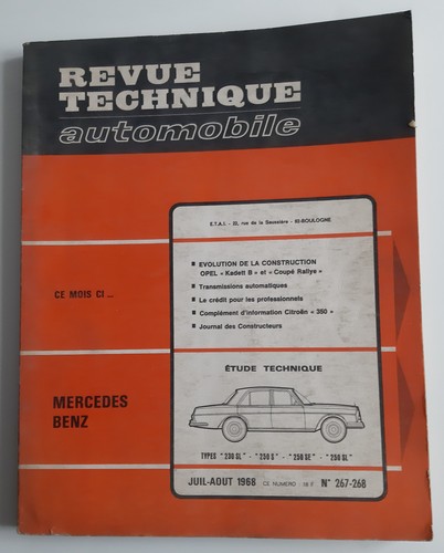Revue technique automobile - technique,