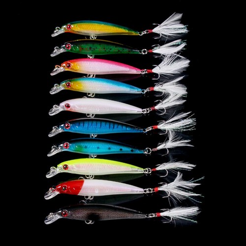 Hengjia 9cm minnow leurre - hengjia,