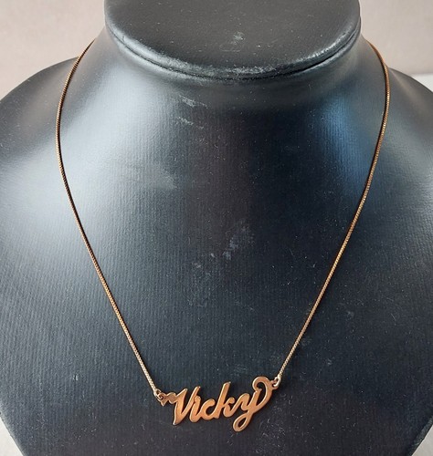 Collier prénom vicky en - prénom,
