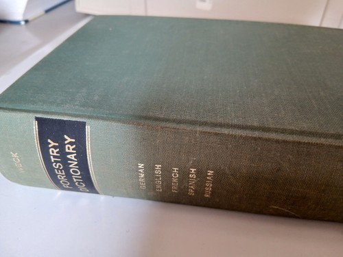 Weck forestry dictionary - forestry,