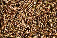 (2000) Torx T25 Star Flat Head 9 x 3 Yellow Zinc Type 17 Outdoor Wood Screw BULK