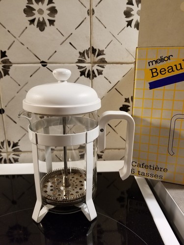 Vintage cafetière piston - cafetière, à