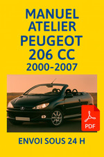 Manuel Atelier Peugeot 206 CC